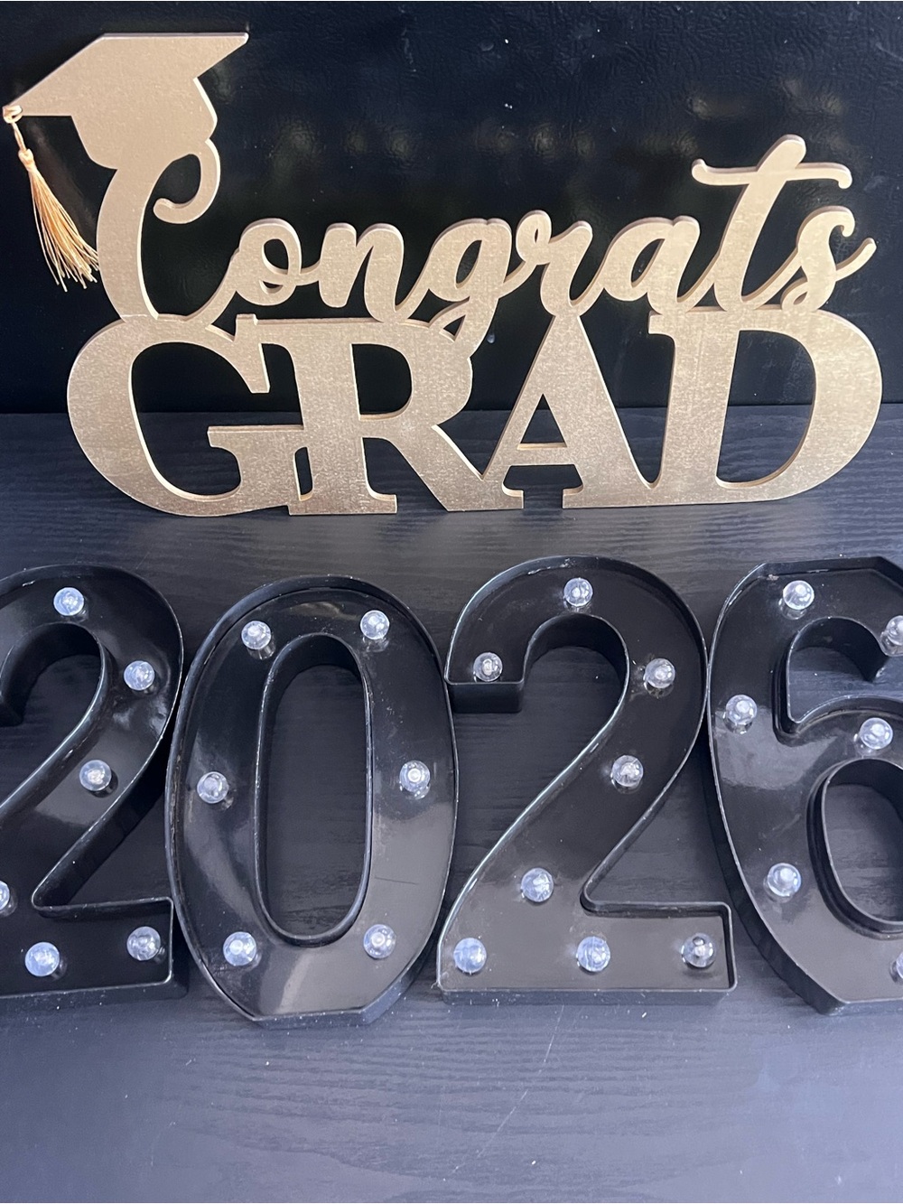 Used graduation decor